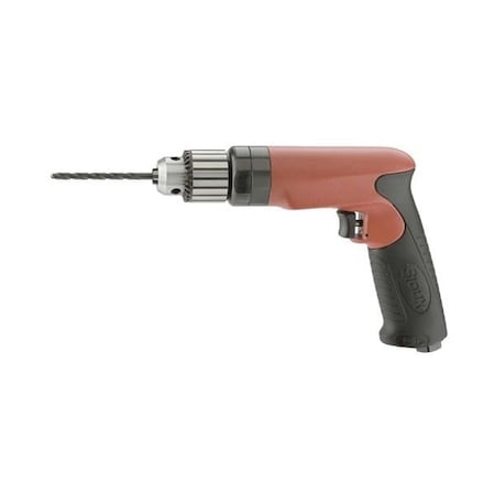 Pistol Grip Drill, NonReversible, ToolKit Bare Tool, 12 Chuck, 3JawKeyed Chuck, 400 RPM, 1 Hp